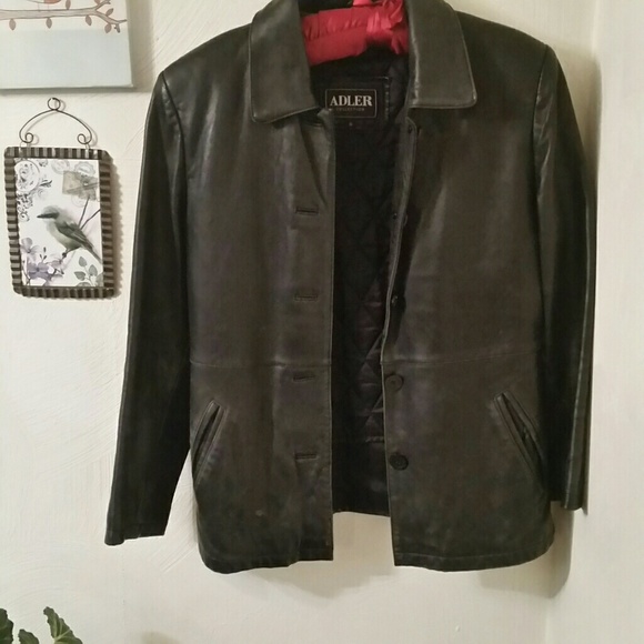 Adler Collection Jackets & Blazers - Adler distressed leather jacket, Vintage. S